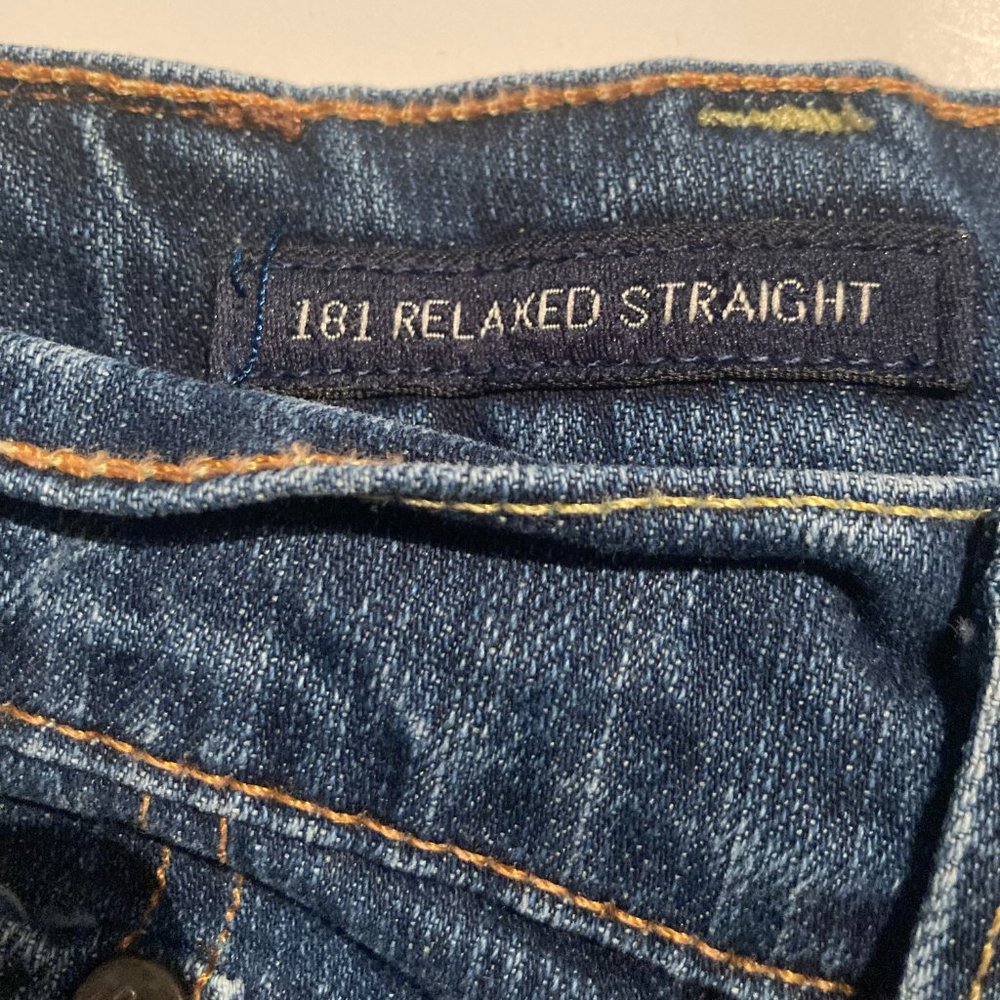 Lucky Brand Mens Jeans 181 Relaxed Straight 48 Waist 30 Length 48/30 - Picture 3 of 8